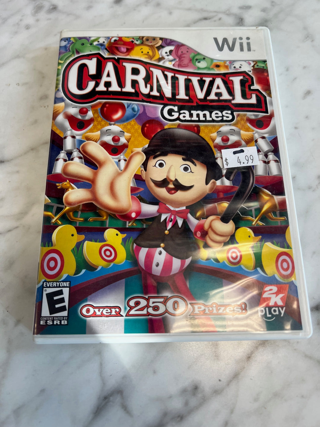 Carnival Games for Nintendo Wii BOX and MANUAL ONLY CO81225