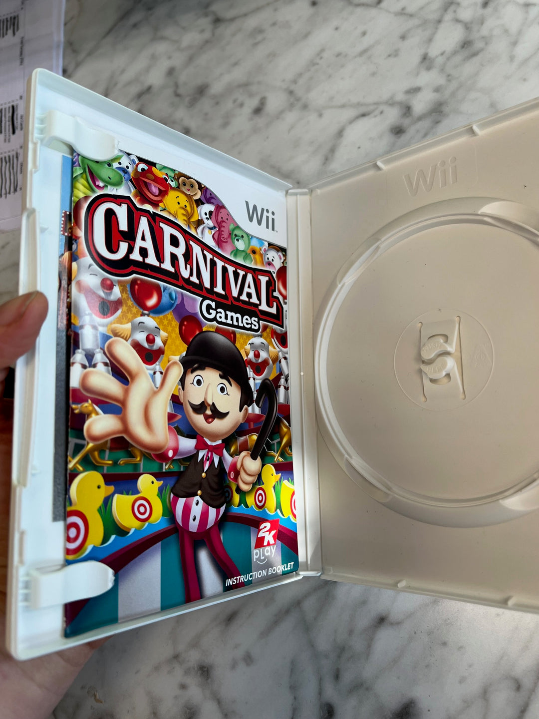 Carnival Games for Nintendo Wii BOX and MANUAL ONLY CO81225