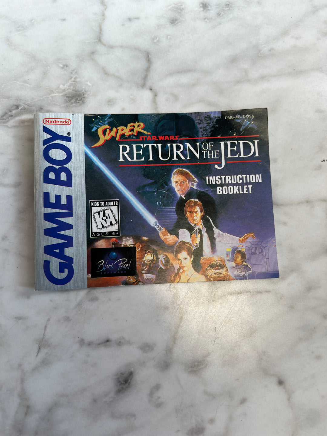 Super Star Wars Return of the Jedi for Gameboy Poster and MANUAL ONLY   MO101624