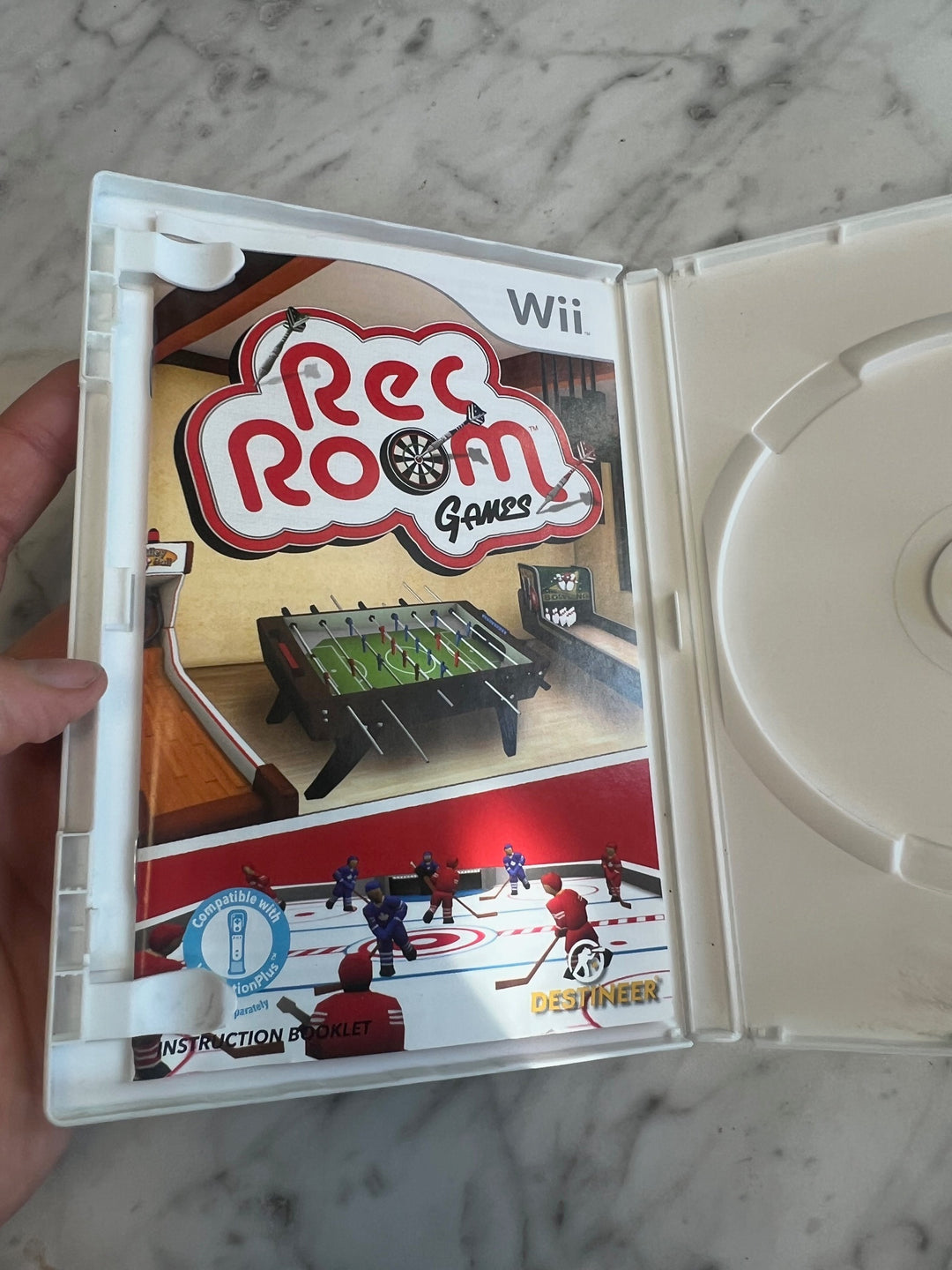 Rec Room Games for Nintendo Wii BOX and MANUAL ONLY CO81225