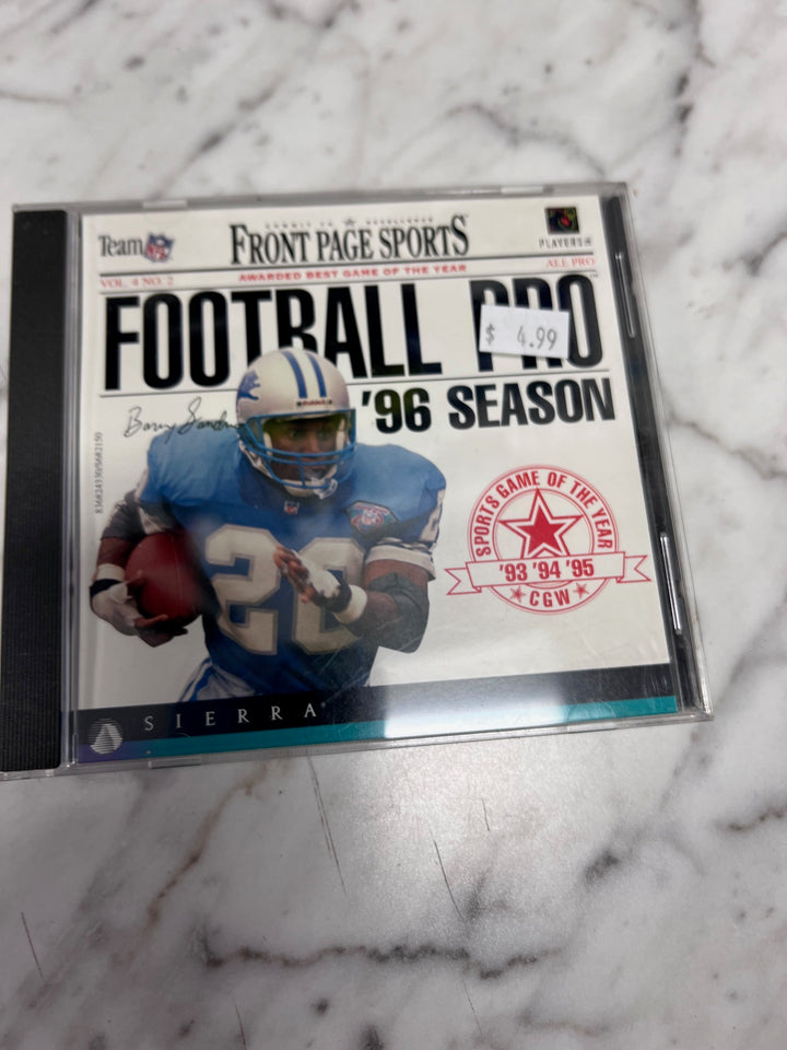Football Pro 96 Season  (Jewel Case) PC CD-ROM Used UP111325