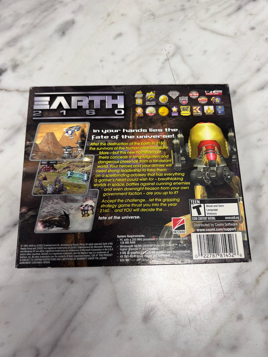 Earth 2160 (Jewel Case) PC DVD-ROM Used UP111325