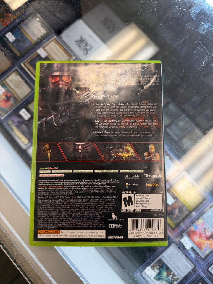 Fallout New Vegas Ultimate Edition Xbox 360 Case and Manual Only No Game CO4426