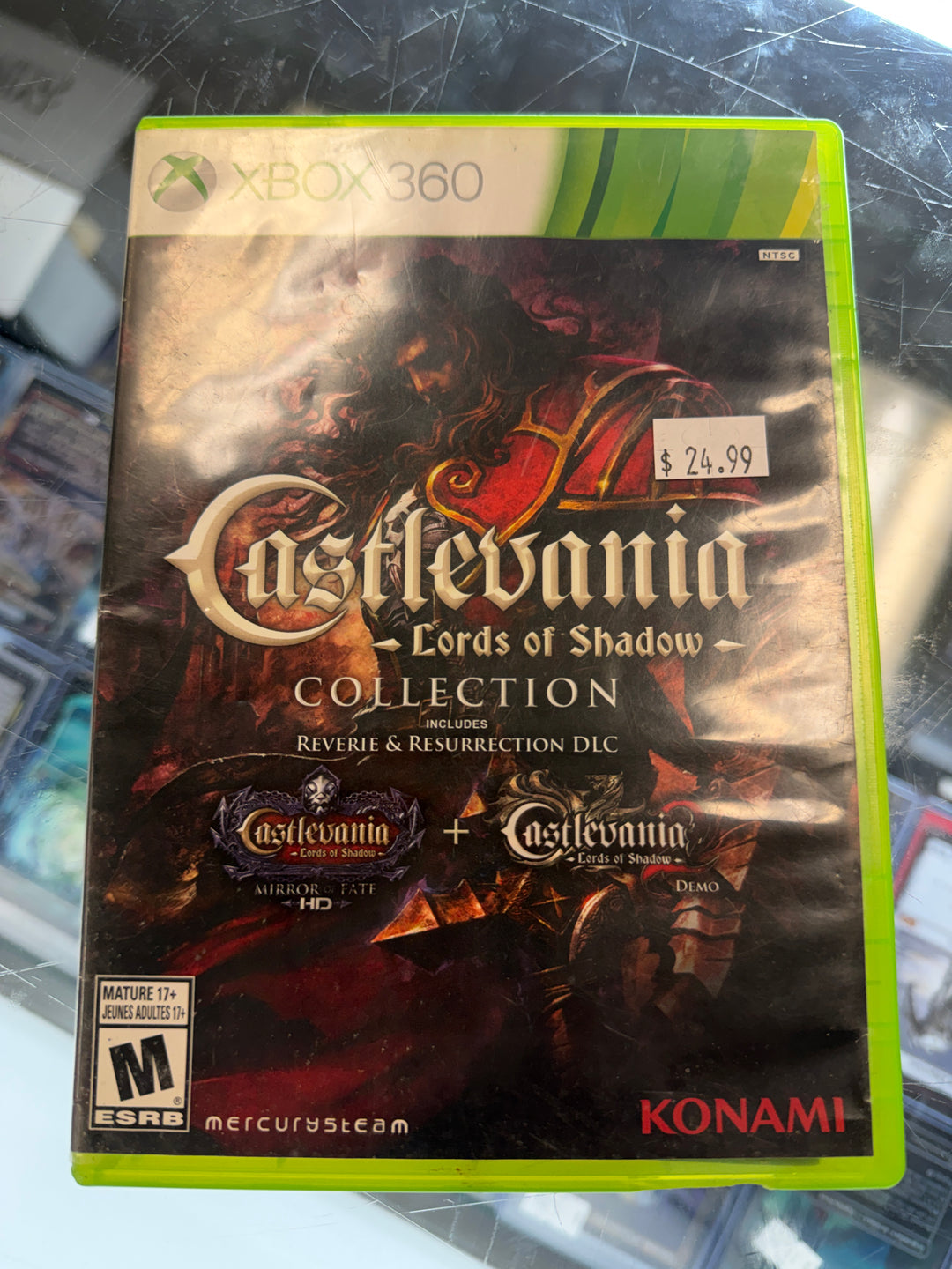 Castlevania Lords of Shadow Collection Xbox 360 Case and Manual Only No Game CO4426