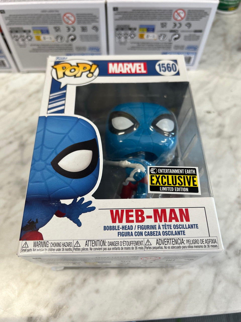 Funko Pop! Spider-Man Web-Man Pop! Vinyl Figure #1560 - EE Exclusive IN STOCK