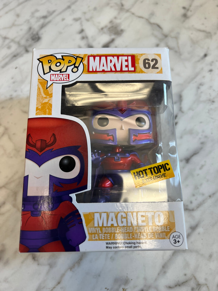 Funko Pop! Marvel - Magneto (Metallic) #62 Hot Topic Exclusive FP8524