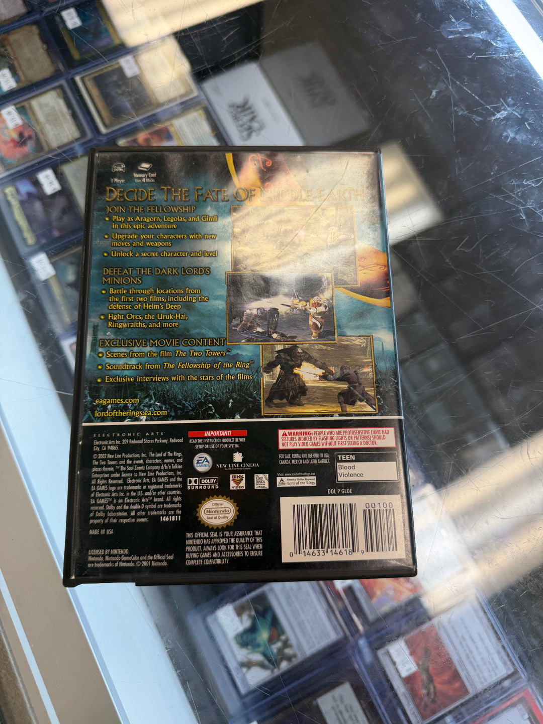 Lord of The Rings: The Two Towers - PS2 Case ONLY CO4426