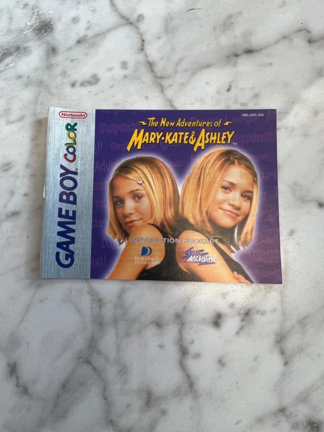 The New Adventures of Mary-Kate & Ashley for Gameboy Color MANUAL ONLY MO101624