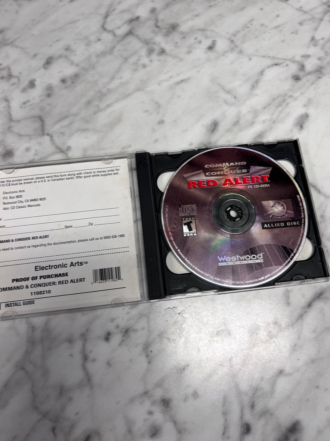 Command & Conquer Red Alert (Jewel Case) PC CD-ROM Used UP111325