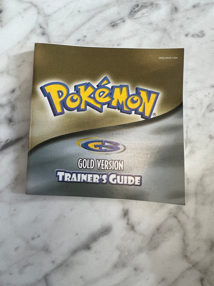 Pokemon Gold Version Trainer's Guide for Gameboy Color MANUAL ONLY MO101624