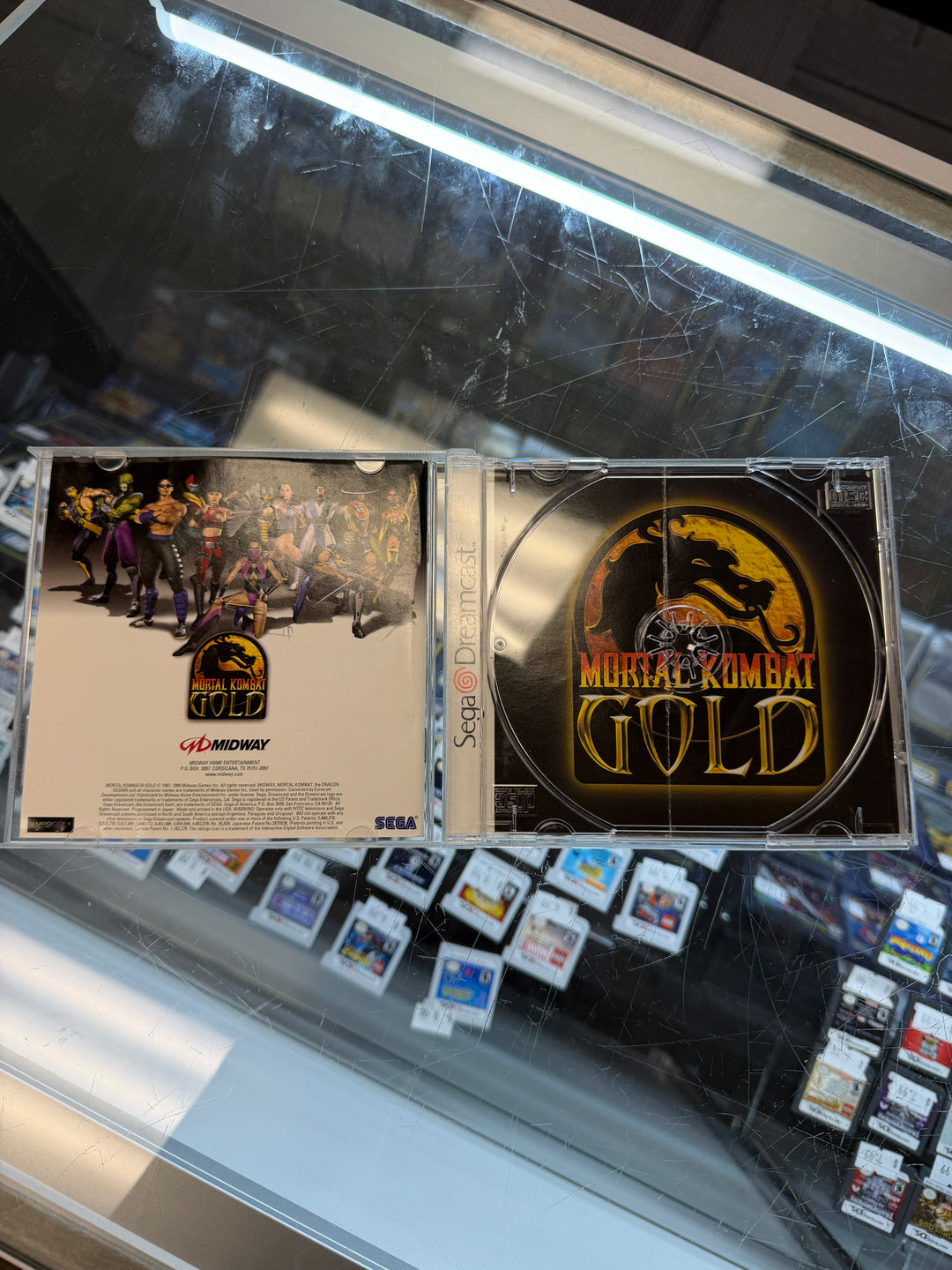 Mortal Kombat Gold - Dreamcast Case ONLY CO4426