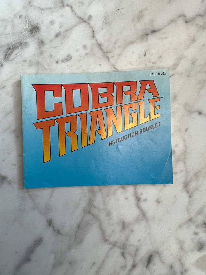 Cobra Triangle for Original Nintendo NES MANUAL ONLY MO101624