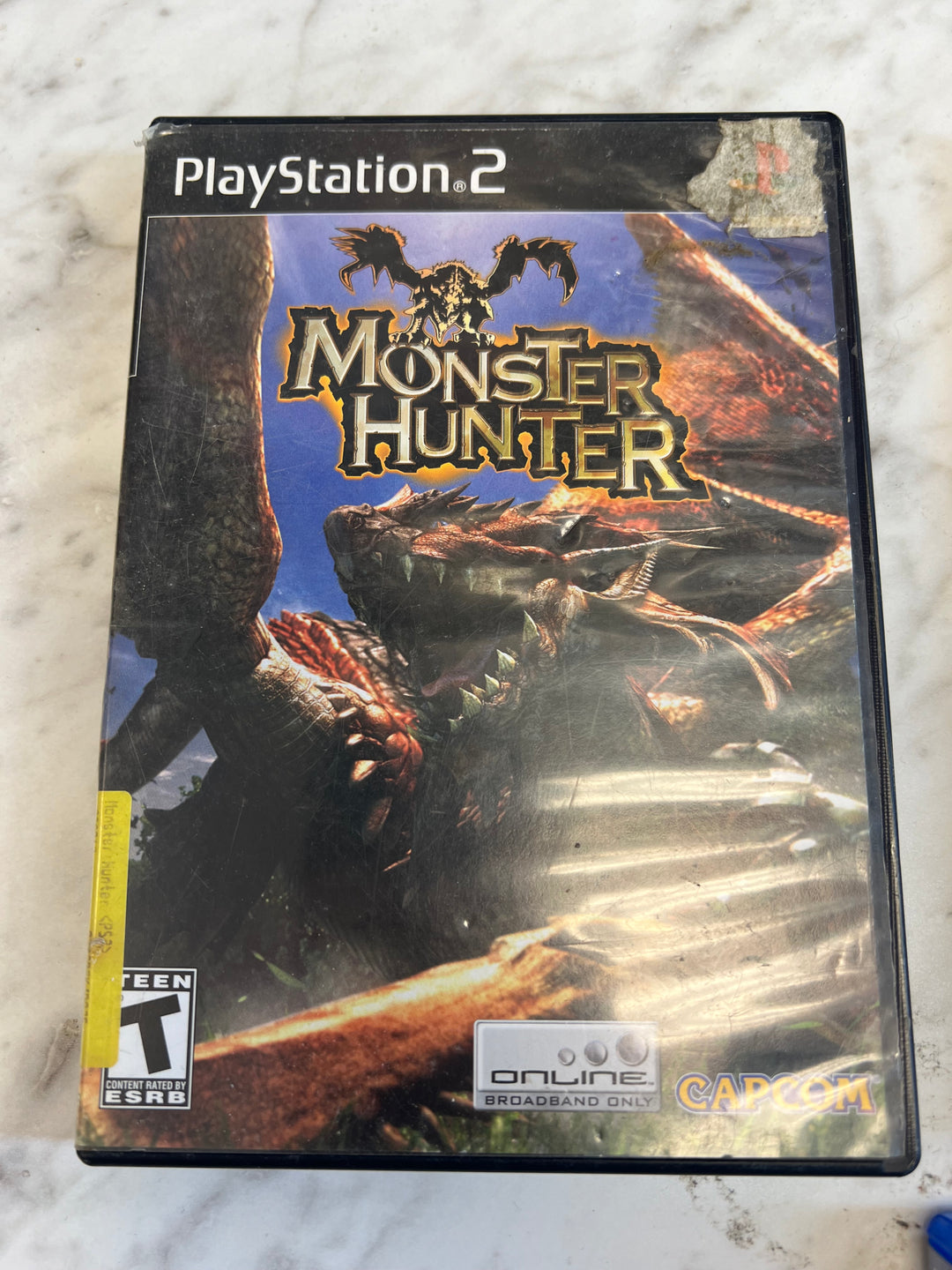 Monster Hunter Playstation 2 PS2 Case and Manual ONLY    CO8524