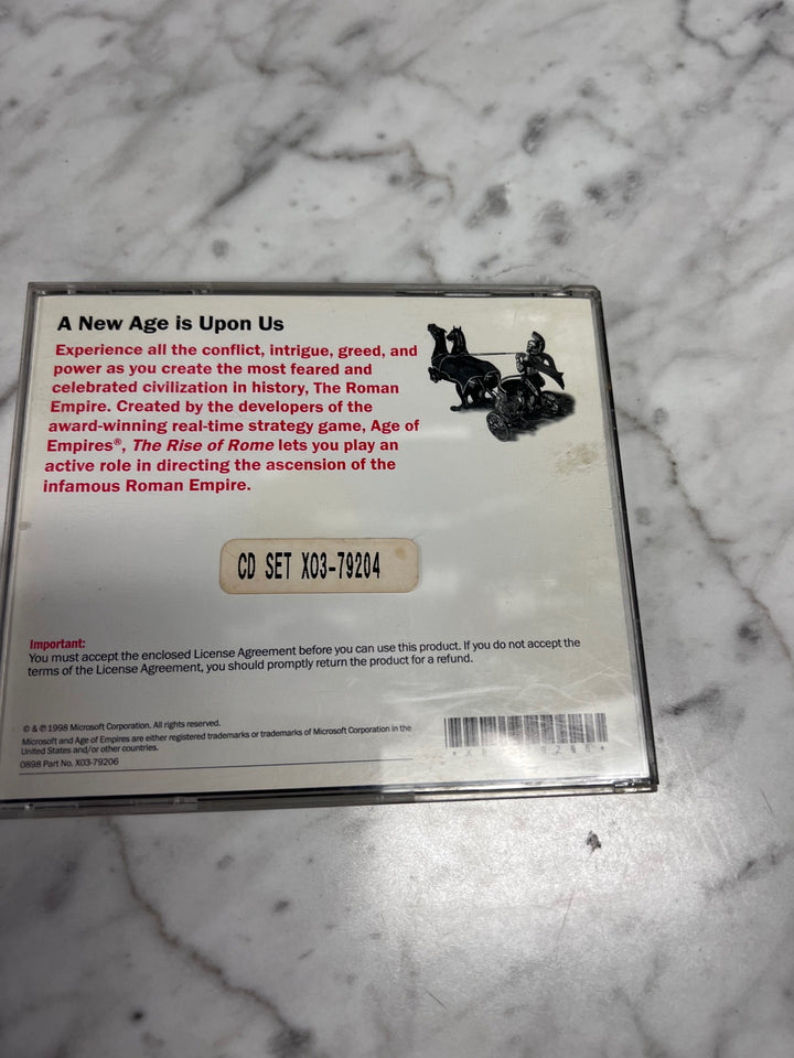 Age of Empires The Rise of Rome Expansion (Jewel Case) PC CD-ROM Used UP111325