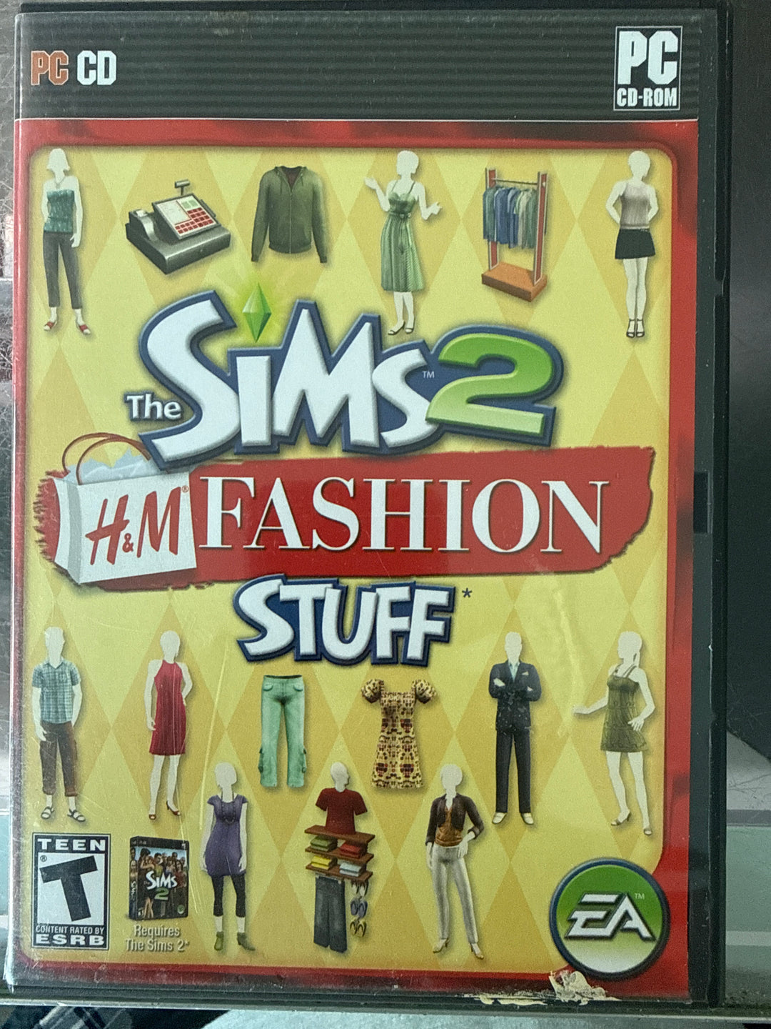 Sims 2 H&M Fashion Stuff Expansion Pack - PC CD-ROM PC8826