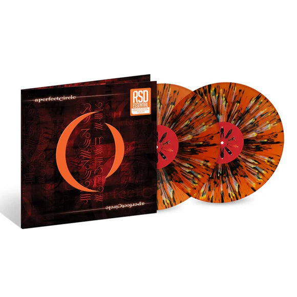 A Perfect Circle - Mer De  Noms [2LP] (Orange with Black, White & Yellow Splatter  Vinyl) - Vinyl Record NVR52026