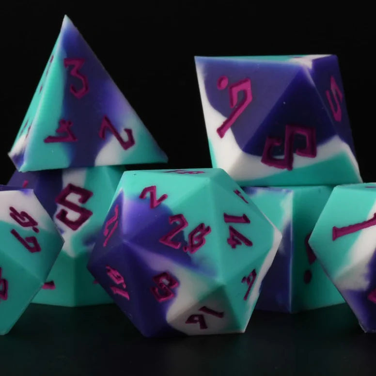 Jazz Cup Silicone Dice Set - Misty Mountain Gaming MM51926