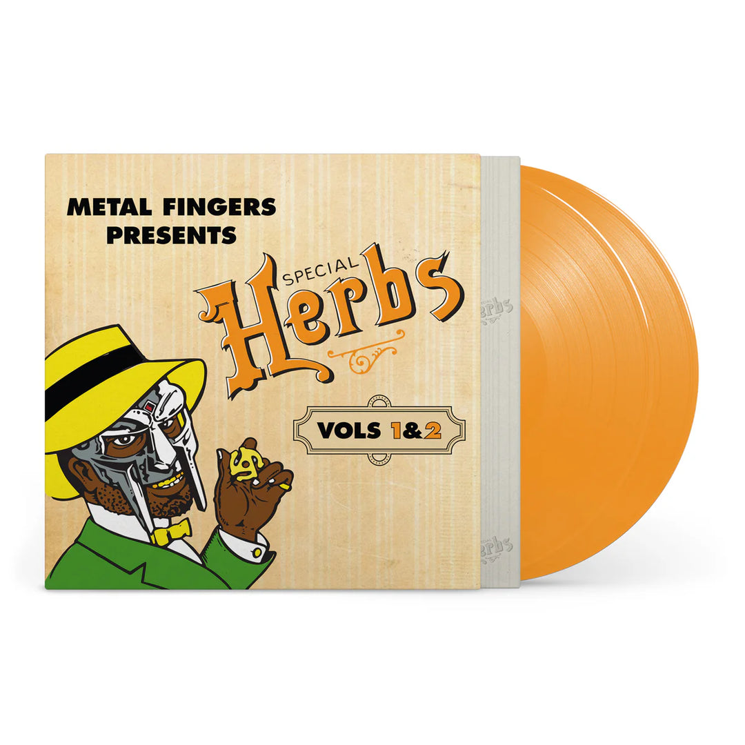 MF DOOM - Metal Fingers Presents: Special Herbs Vol. 1 & 2 [2LP] (Mustard Yellow Vinyl) - Vinyl Record NVR51926