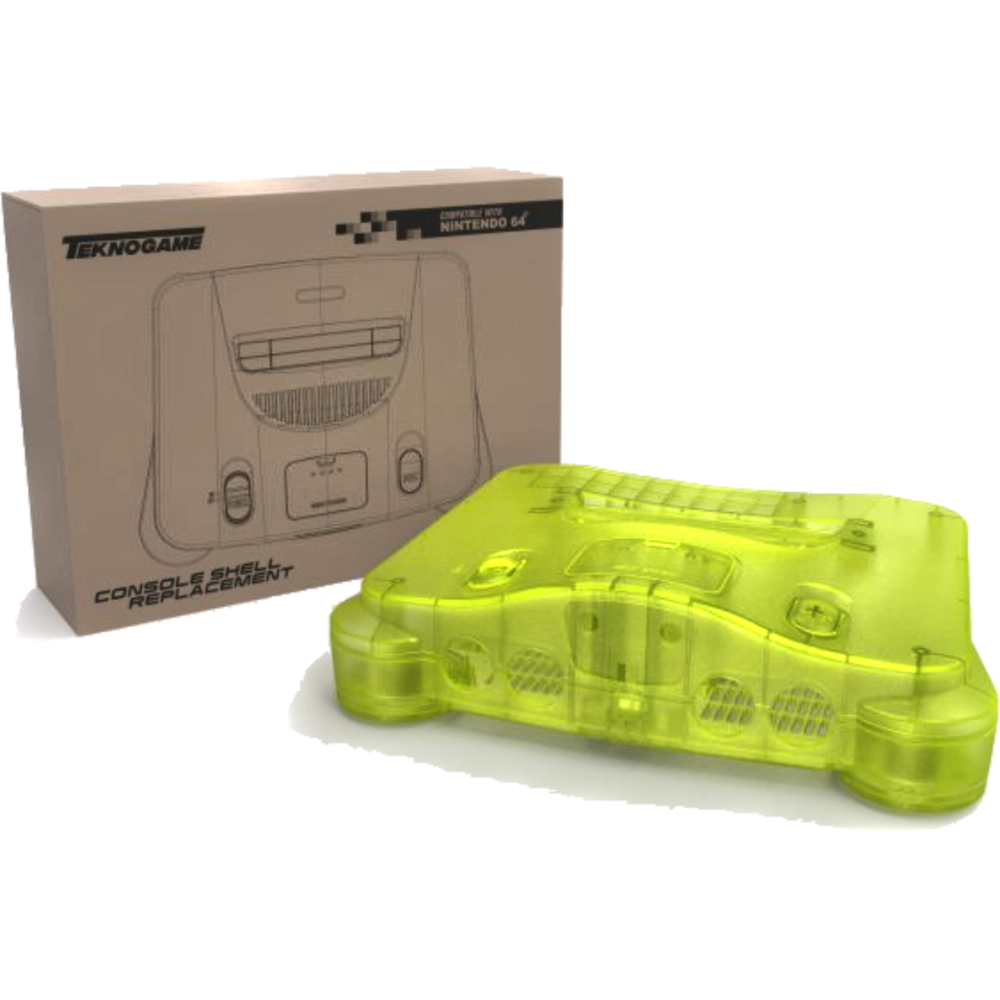 Replacement Console Shell for Nintendo 64 (Extreme Green)   NA51326