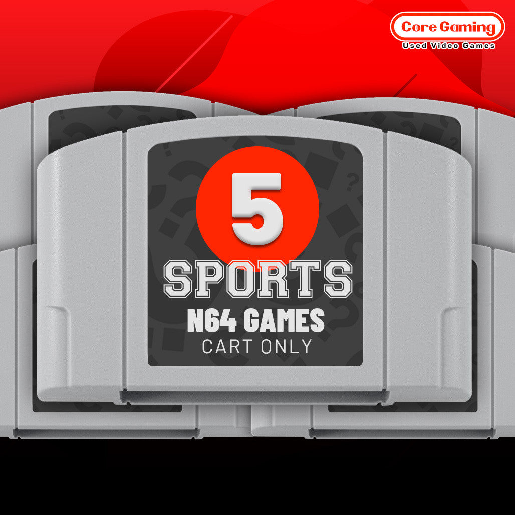 Sports N64 Games Mystery/Surprise Box (5 Different games)