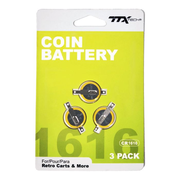 TTX Tech - 1616 Coin Battery (3 Pack) NA41526