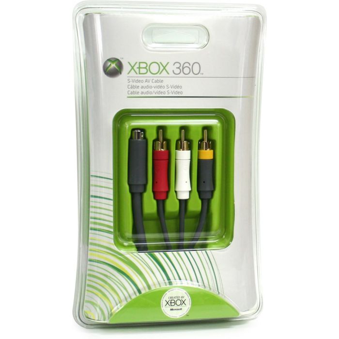 New/Sealed Official S-Video AV Cable for Microsoft Xbox 360 NA41526