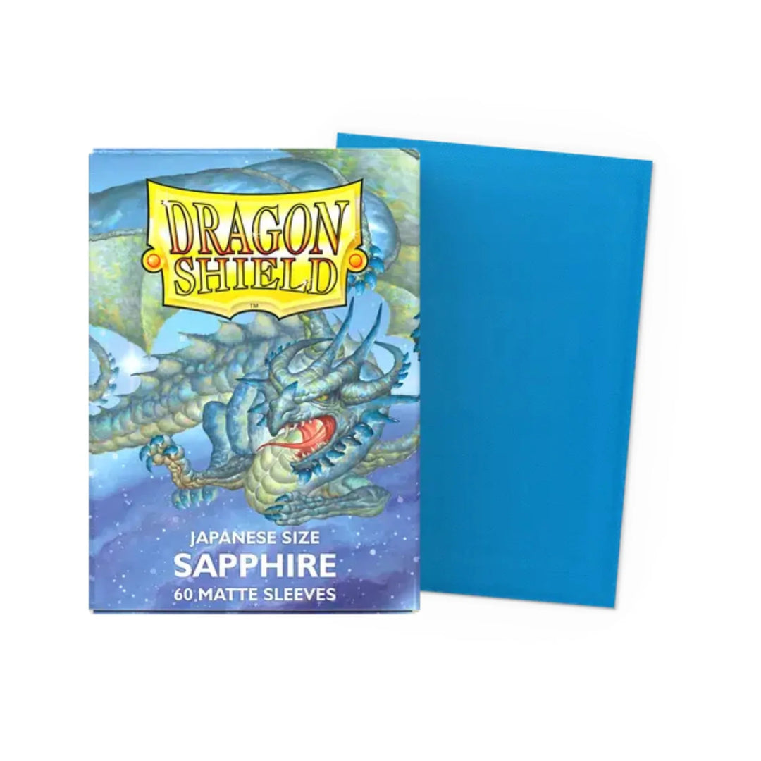 Dragon Shield Sleeves: Japanese- Matte Sapphire 'Turikos' (60)
