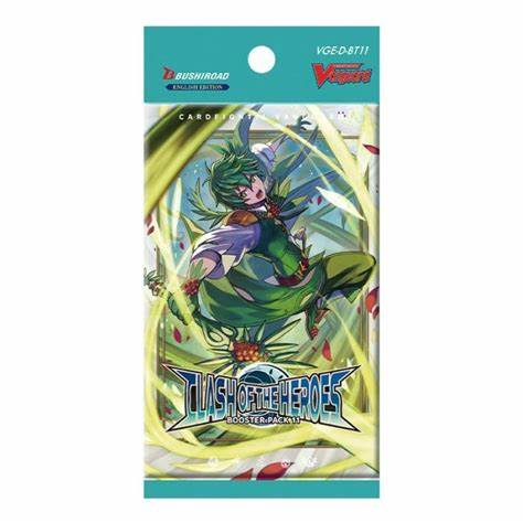 Cardfight!! Vanguard Clash of The Heroes Booster Pack 11 Single Booster Pack