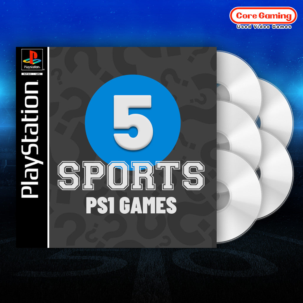 Sony Playstation/PS1 Sports Games Mystery/Surprise Box (5 Different games)