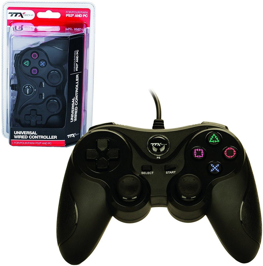 PS3 Controller Wired - Black NEW