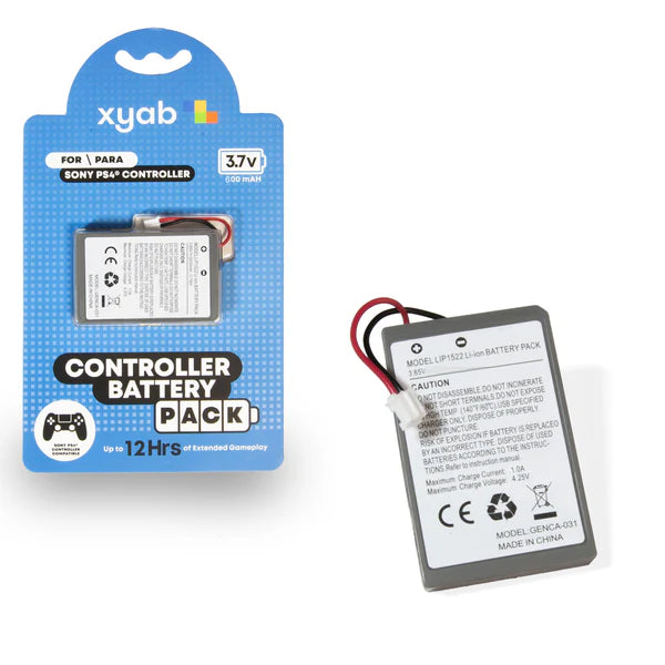 Replacement Battery Pack for PS4 Dual Shock 4 Controller 600 mAH XYAB NA4726