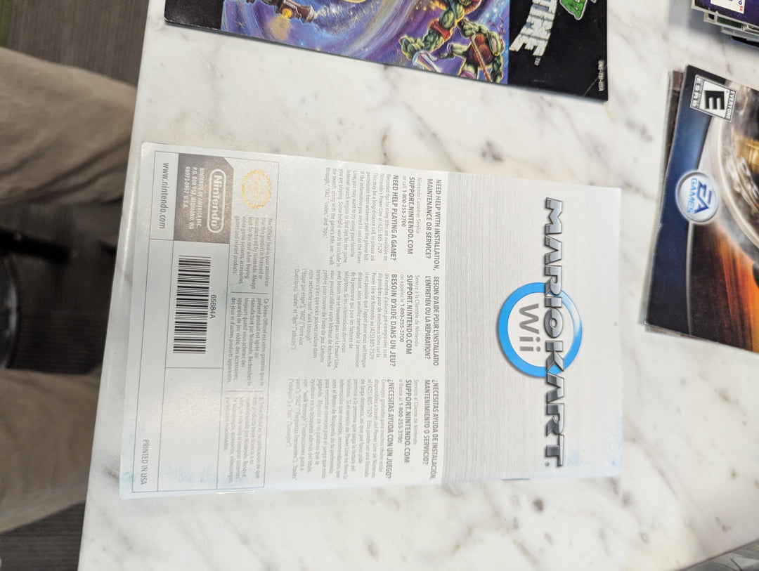 Mario Kart Wii MANUAL ONLY MO3626