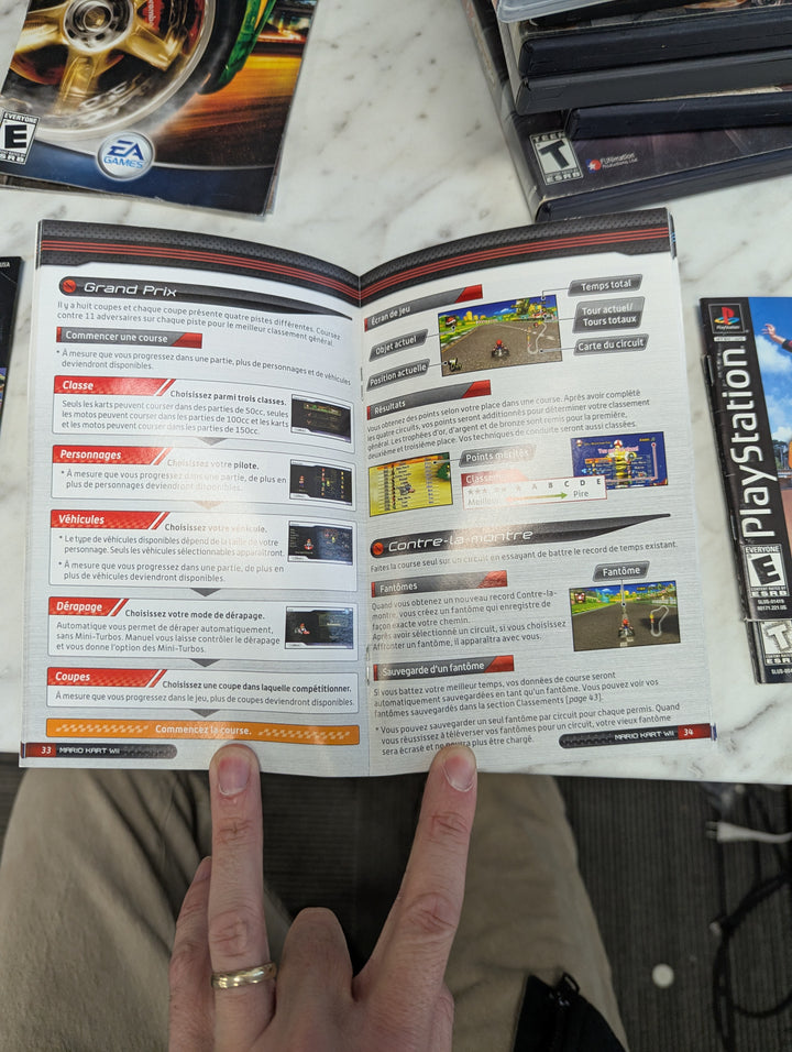 Mario Kart Wii MANUAL ONLY MO3626