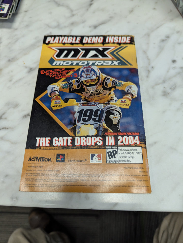 Tony Hawk's Underground Playstation PS2 MANUAL ONLY MO3626