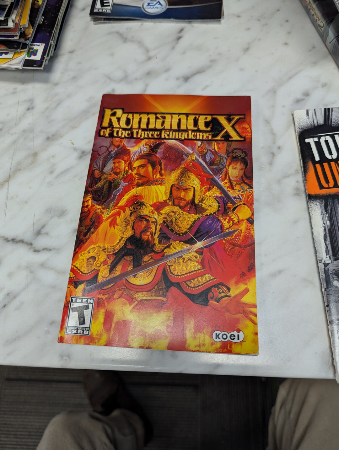 Romance of the Three Kingdoms Playstation PS2 MANUAL ONLY MO3626