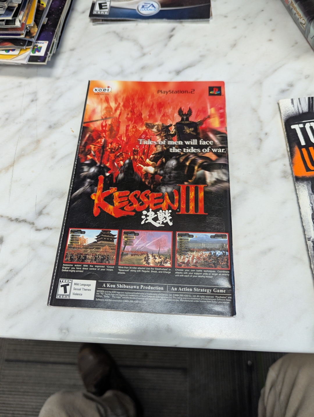 Romance of the Three Kingdoms Playstation PS2 MANUAL ONLY MO3626