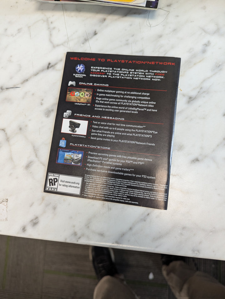 Resistance 2 Playstation PS3 MANUAL ONLY MO3726