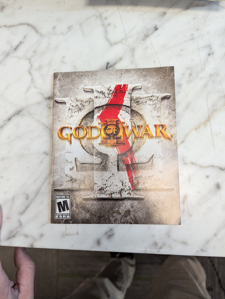 God of War 3 Playstation PS3 MANUAL ONLY MO3726