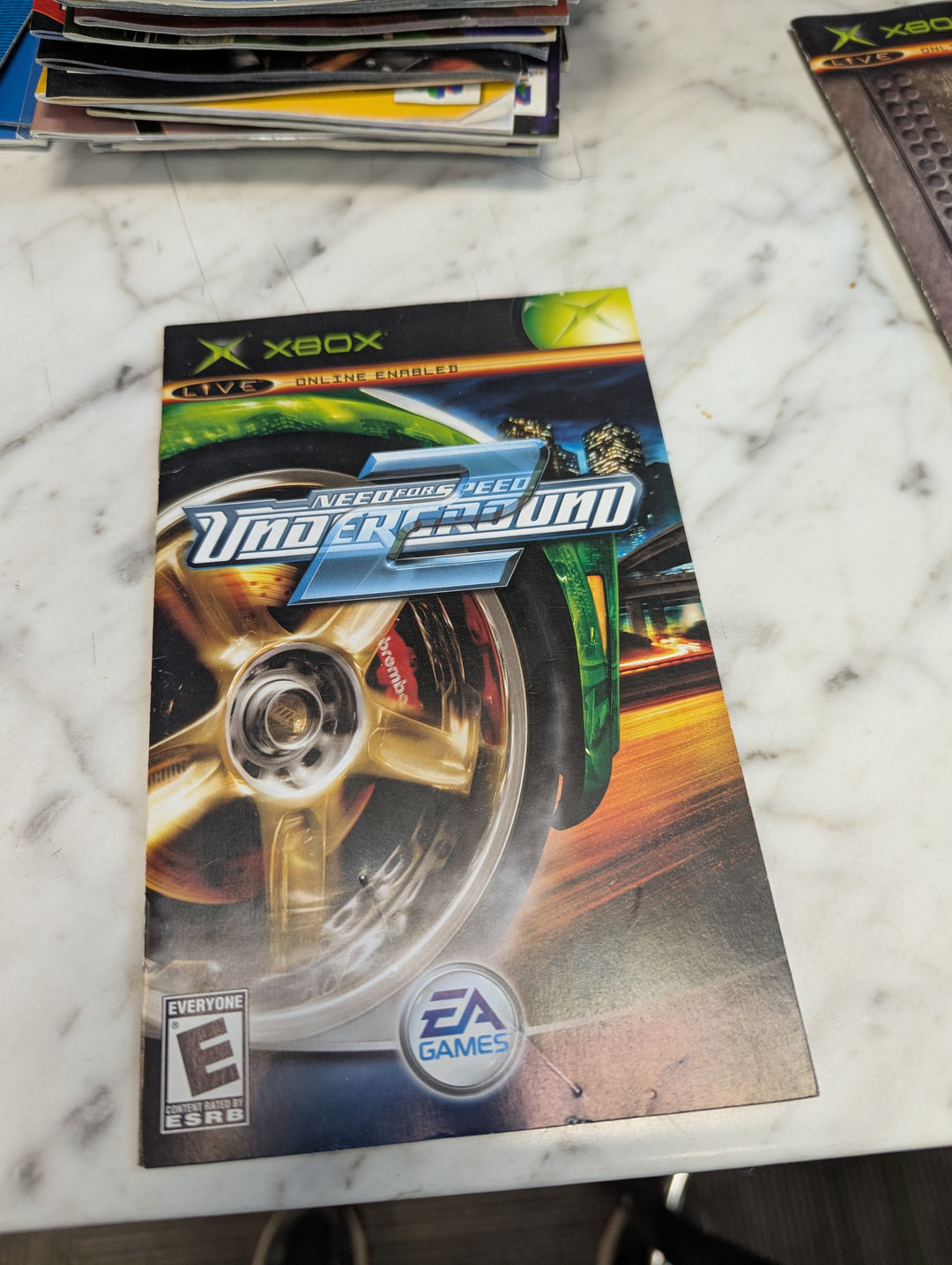 Need For Speed Underground 2 Xbox MANUAL ONLY MO3726