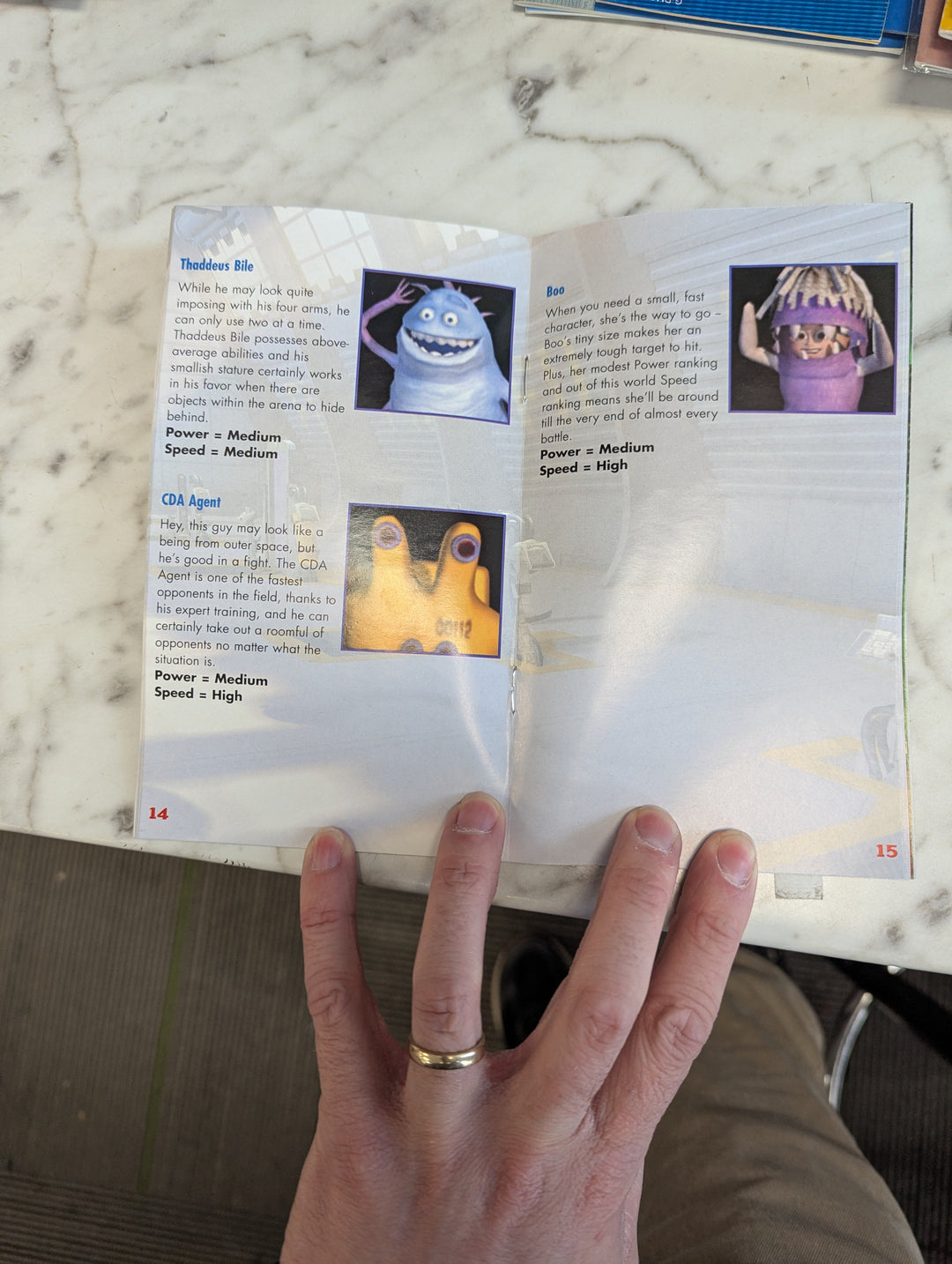 Monsters Inc. Scream Arena Gamecube GCN MANUAL ONLY MO3726