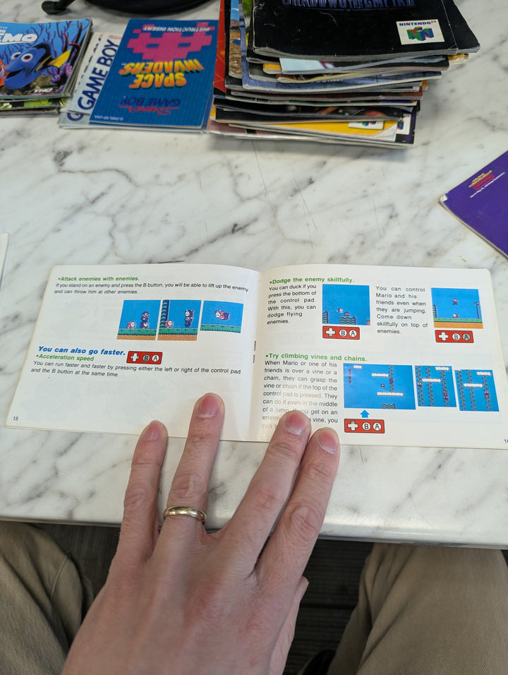 Super Mario Bros. 2 NES MANUAL ONLY MO3726