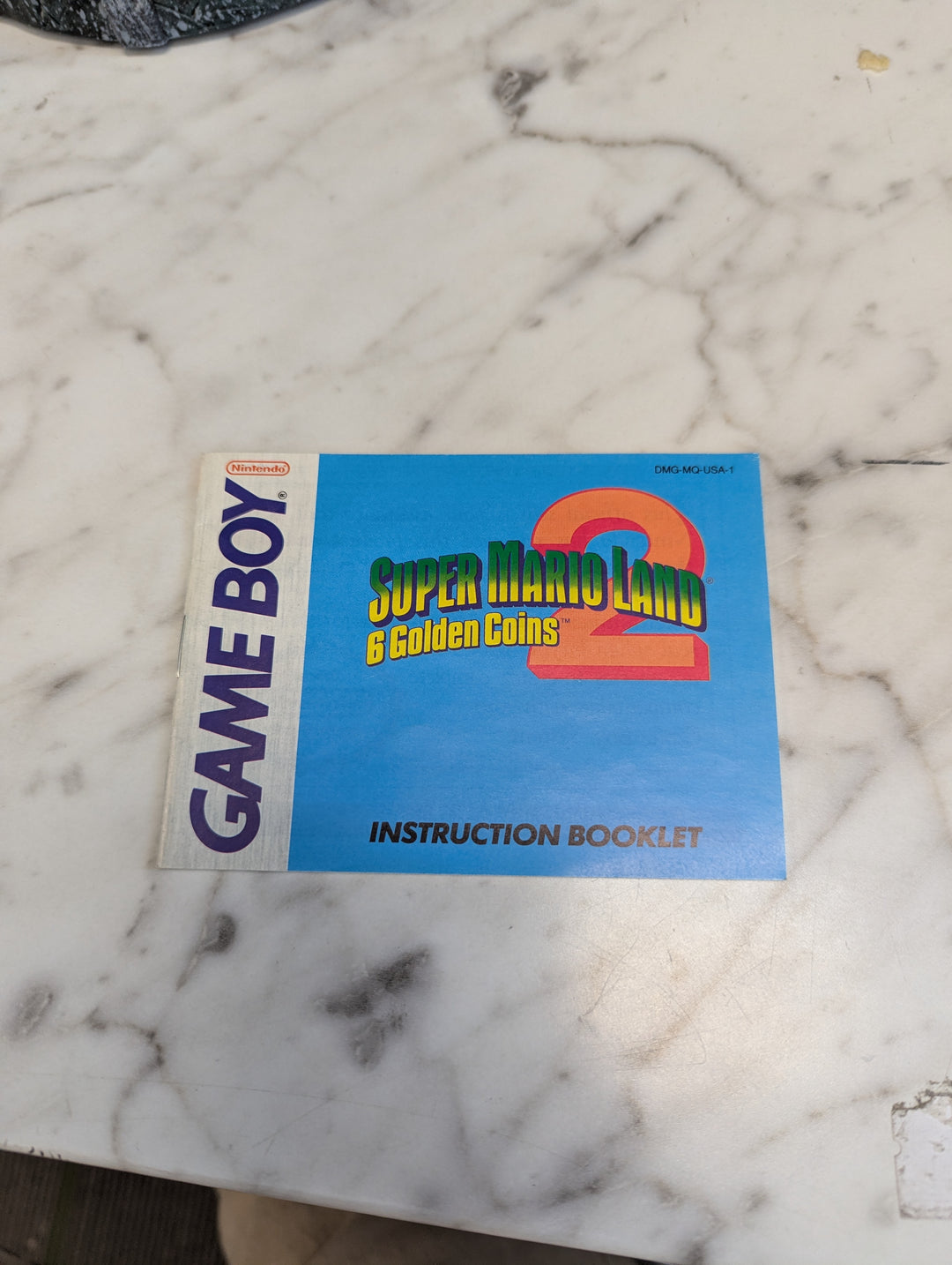 Super Mario Land 2: 6 Golden Coins GameBoy MANUAL ONLY MO3926