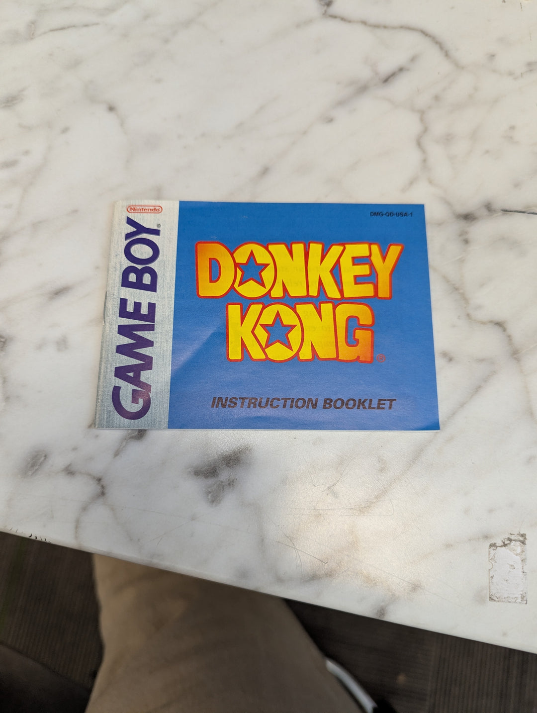 Donkey Kong GameBoy MANUAL ONLY MO3926