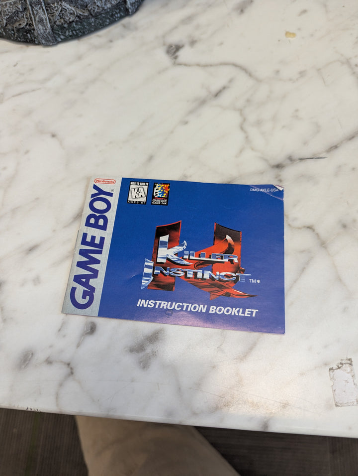 Killer Instinct MANUAL ONLY MO3926