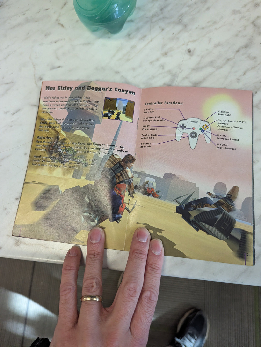 Star Wars: Shadows of the Empire Nintendo N64 MANUAL ONLY MO3926