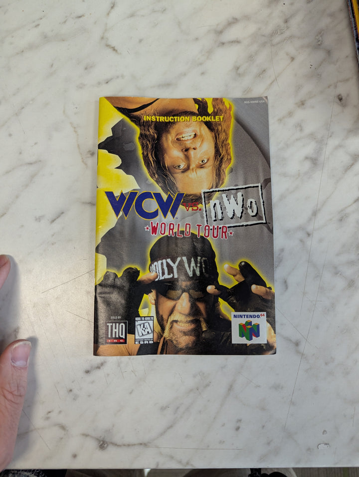 WCW vs. nWo World Tour N64 MANUAL ONLY MO31126