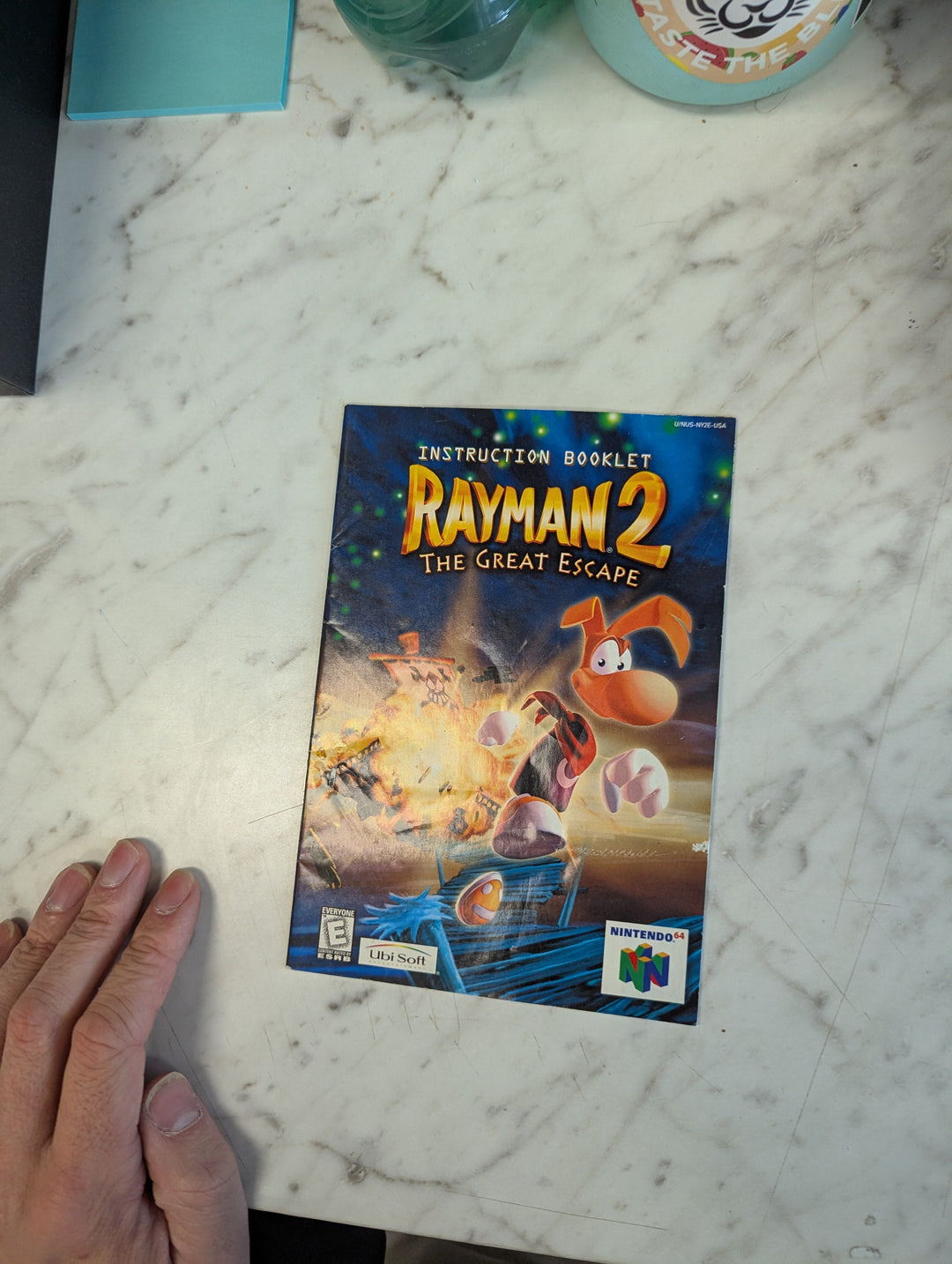 Rayman 2: The Great Escape N64 MANUAL ONLY MO31126