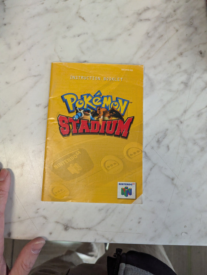 Pokemon Stadium N64 MANUAL ONLY MO31126