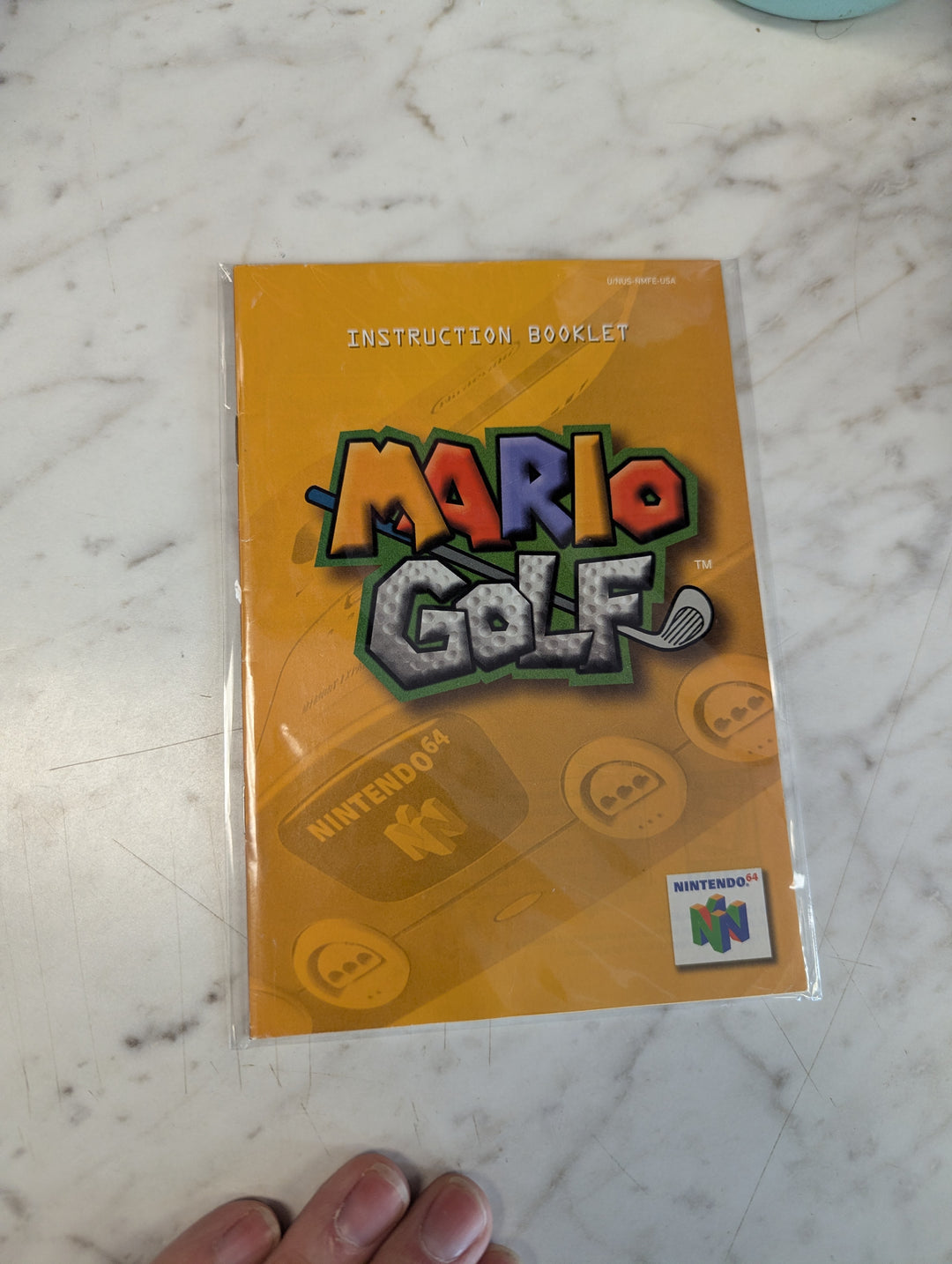 Mario Golf N64 MANUAL ONLY MO31126
