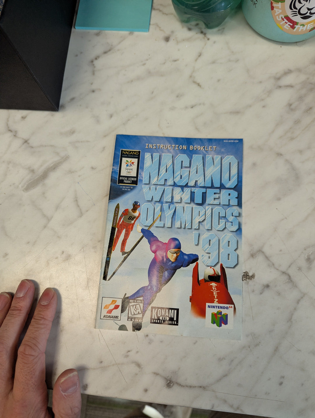 Nagano Winter Olympics 98 Nintendo 64 MANUAL ONLY 31126
